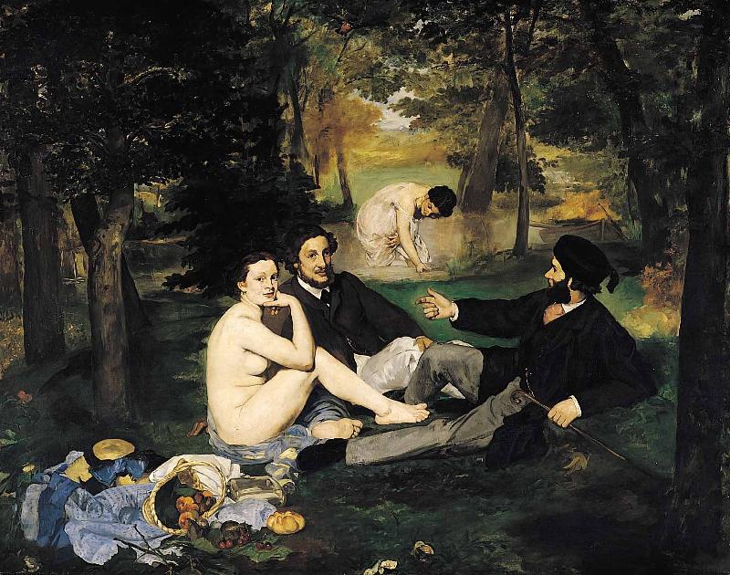 Edouard Manet Le dejeuner sur lherbe oil painting image